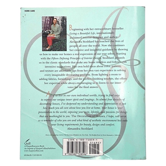 The Decoration of Houses: A Definitive Guide to Making… (2002 Paperback) Signed - Picture 6 of 6